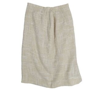 Vintage 70's Union Label Burlap Cream XS